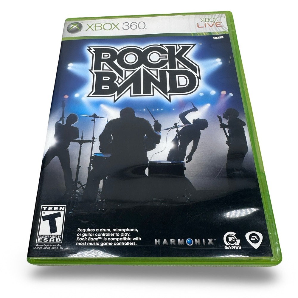 Rock Band Microsoft Xbox 360 Music Rhythm Game EA MTV Harmonix 2007 Complete